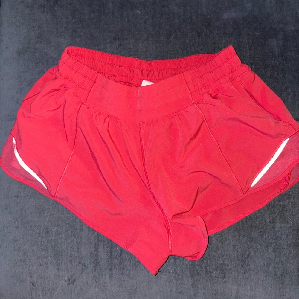 lululemon athletica hot pink low rise Shorts